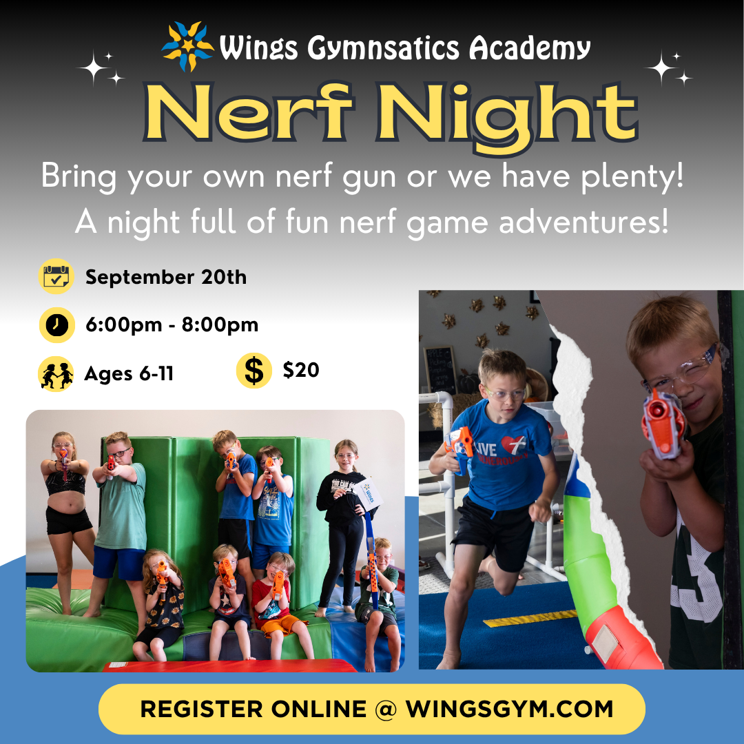 🎯 NERF NIGHT- THIS SATURDAY!🎯